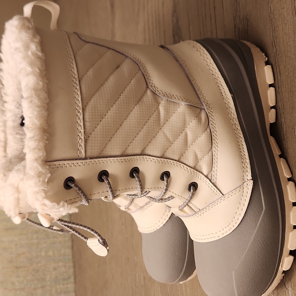 All In MotionKids' Skylar Waterproof Snow Boots - All In Motion™ Cream - Picture 2 of 7